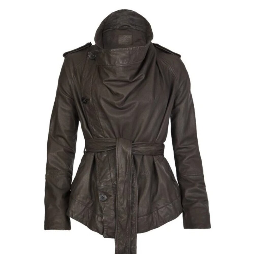 All Saints London Leather Jacket